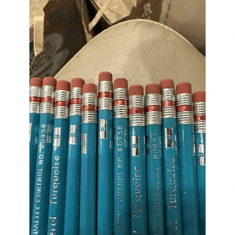 Lot Of 4 Boxes Of Berol Turquoise Drawing Pencils 1375 B 48 Pencils Total NOS